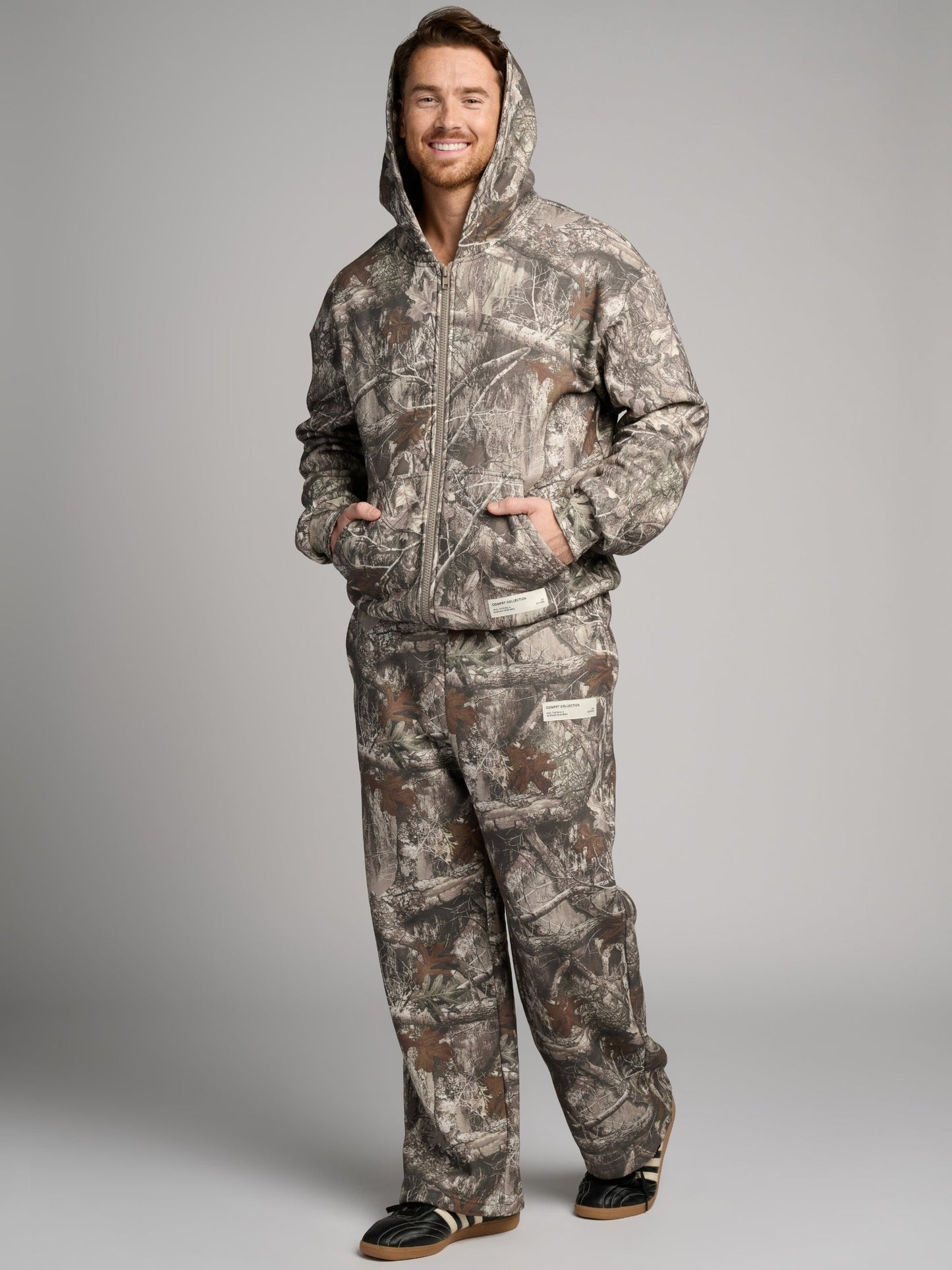 Camo Straight Leg Sweatpants