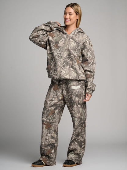 Camo Straight Leg Sweatpants